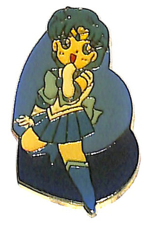 Sailor Moon Pin - Kanebo Miracle Pins SS Part 1 Sailor Mercury Double Heart (Sailor Mercury) - Cherden's Doujinshi Shop - 1