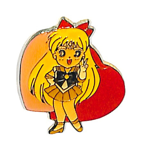 Sailor Moon Pin - Kanebo Miracle Pins SS Part 1 Sailor Venus Double Heart (Sailor Venus) - Cherden's Doujinshi Shop - 1