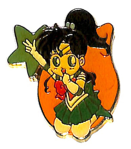 Sailor Moon Pin - Kanebo Miracle Pins SS Part 2 Sailor Jupiter Teardrop and Star (Sailor Jupiter) - Cherden's Doujinshi Shop - 1