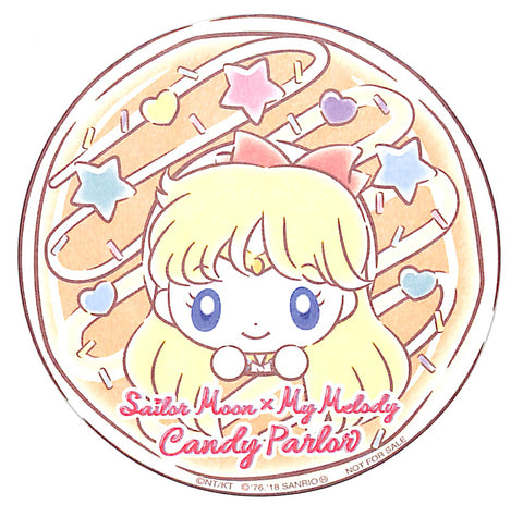 Sailor Moon Coaster - Preorder Bonus Coaster Candy Parlor Sailor Moon x My Melody Sailor Venus (Sailor Venus) - Cherden's Doujinshi Shop - 1