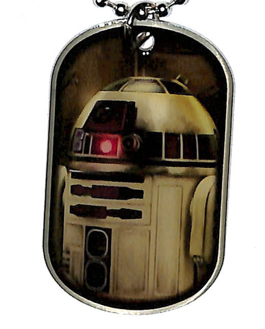 Star Wars Dog Tag - Star Wars The Force Awakens 2015 topps Dog Tag: 9 of 16 R2-D2 (R2-D2) - Cherden's Doujinshi Shop - 1