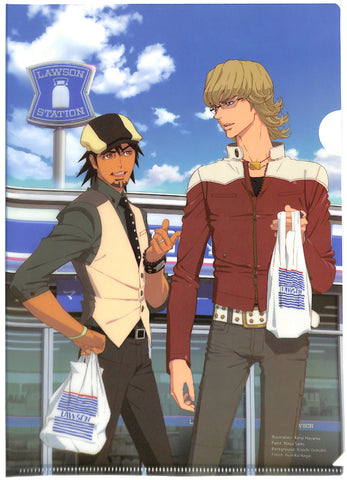 Tiger & Bunny Clear File - Lawson 2013.01 Limited Original A4 Clear File Kotetsu & Barnaby Lawson Station (Barnaby) - Cherden's Doujinshi Shop - 1