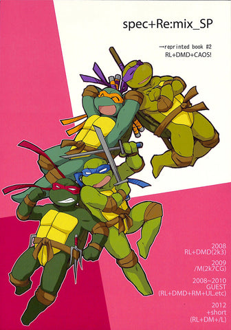 Teenage Mutant Ninja Turtles Doujinshi - spec+Re:mix_SP (Raphael x Leonardo) - Cherden's Doujinshi Shop - 1