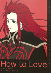 Tales of the Abyss Doujinshi - How to Love (Luke x Asch) - Cherden's Doujinshi Shop - 1