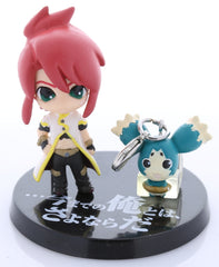 Tales of the Abyss Figurine - Prop Plus Petit (Puchi): Luke fon Fabre Figurine and Mieu Charm B (Short Hair) (Luke fon Fabre) - Cherden's Doujinshi Shop - 1