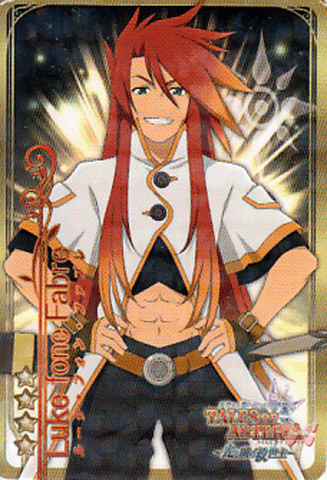 Tales of the Abyss Trading Card - Tales of Museum 20th Anniversary Exhibition Present Card: Tales of Asteria - Savior of Light and Darkness - Luke fone Fabre (Luke fon Fabre) (Luke) - Cherden's Doujinshi Shop - 1