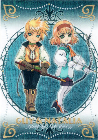 Tales of the Abyss Trading Card - Box Card - 3 Frontier Works (FOIL ACCENTS) Guy & Natalia (Natalia) - Cherden's Doujinshi Shop - 1