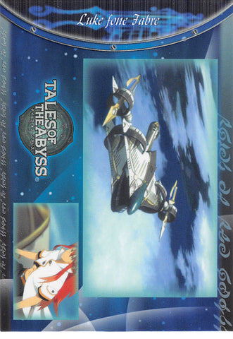 Tales of the Abyss Trading Card - No.28 Normal Frontier Works Movie Card 01 Luke fone Fabre (Luke fon Fabre) - Cherden's Doujinshi Shop - 1
