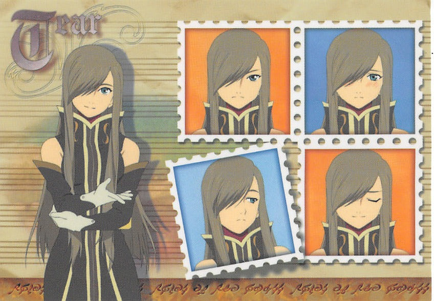 Tales of the Abyss Trading Card - No.57 Normal Frontier Works Chat Card-3 Tear Grants (Tear Grants) - Cherden's Doujinshi Shop - 1
