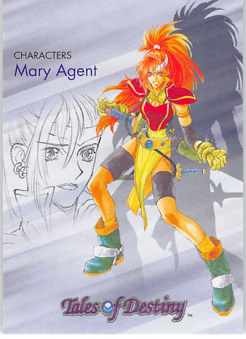 Tales of Destiny Trading Card - 06 Normal Collection Cards Characters: Mary Agent (Mary Agent) - Cherden's Doujinshi Shop - 1