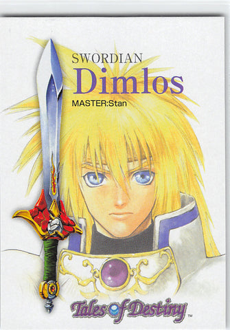 Tales of Destiny Trading Card - 19 Normal Collection Cards Swordian Dimlos Tymbre (Dymlos) - Cherden's Doujinshi Shop - 1