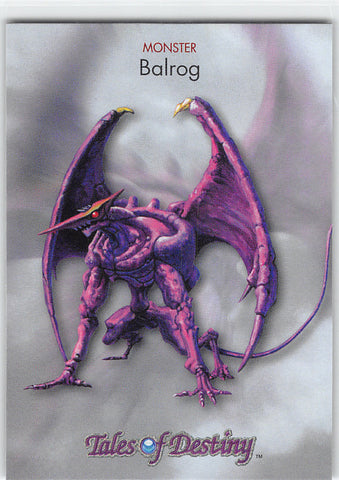 Tales of Destiny Trading Card - 56 Normal Collection Cards Monster: Balrog (Balrog) - Cherden's Doujinshi Shop - 1