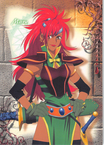 Tales of Destiny Trading Card - No.07 Normal Frontier Works Character Card - 07: Mary Agent (Mary Agent) - Cherden's Doujinshi Shop - 1