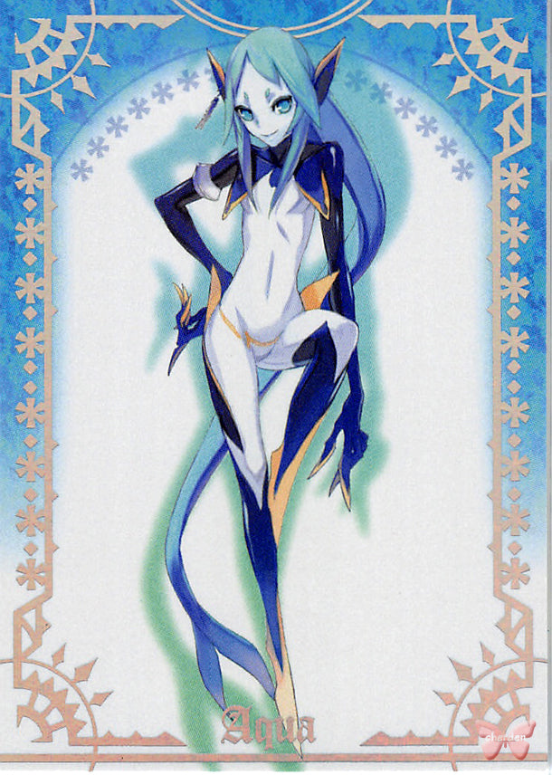 Tales of Symphonia 2 Trading Card - Frontier Works Knight of Ratatosk Trading Card Special Card SP9 (Aqua) - Cherden's Doujinshi Shop - 1