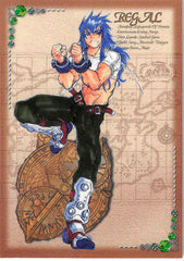 Tales of Symphonia Trading Card - Frontier Works No.58 rough illustration Card - 05 - Regal (Regal Bryant) - Cherden's Doujinshi Shop - 1