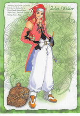 Tales of Symphonia Trading Card - No.10 Normal Frontier Works Character Card - 10 - Zelos Wilder (Zelos Wilder) - Cherden's Doujinshi Shop - 1