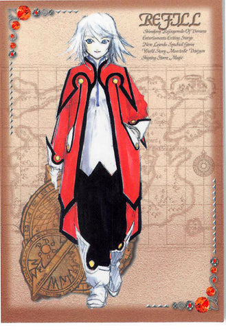 Tales of Symphonia Trading Card - No.57 Frontier Works rough illustration Card - 04 - Raine Sage (Raine Sage) - Cherden's Doujinshi Shop - 1