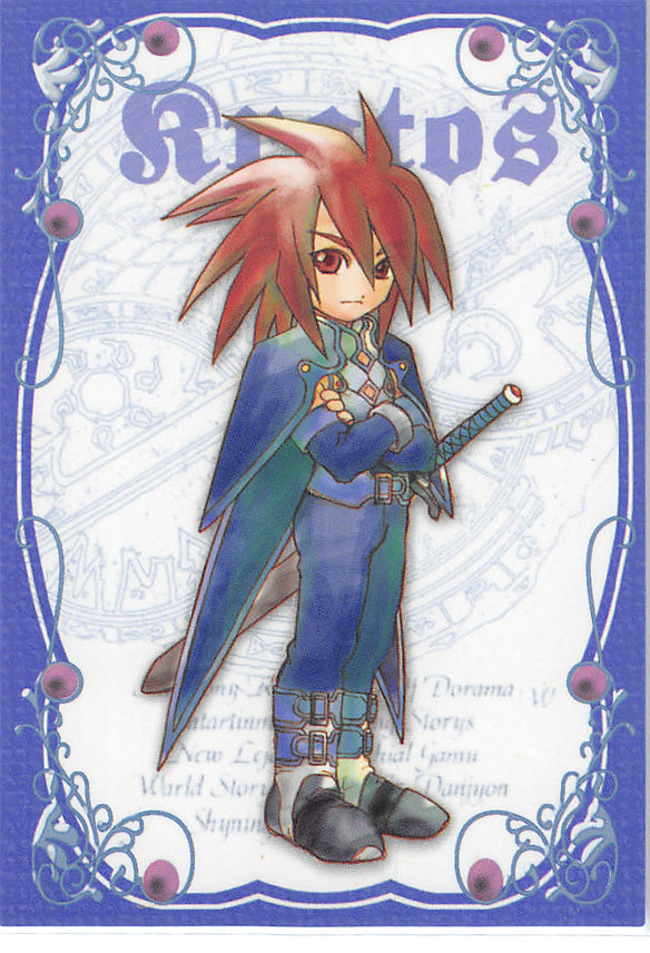 Tales of Symphonia Trading Card - No.66 Normal Frontier Works SD Character Card - 03 - Kratos (Kratos Aurion) - Cherden's Doujinshi Shop - 1