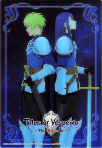Tales of Vesperia Clear Plate - Tales of Vesperia Jumbo Carddass Ex Clear Plate Collection #15 Yuri and Flynn (The First Strike Version) (Yuri) - Cherden's Doujinshi Shop - 1