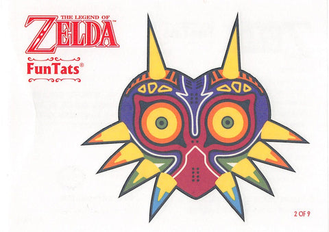 Legend of Zelda Tattoo - FunTats Tattoo 2 of 9 Majora's Mask (Majora's Mask)