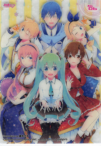 Vocaloid Trading Card - ALL 06 (HOLO) Clear Card Collection Miku Hatsune (Collection 2) (Miku Hatsune) - Cherden's Doujinshi Shop - 1
