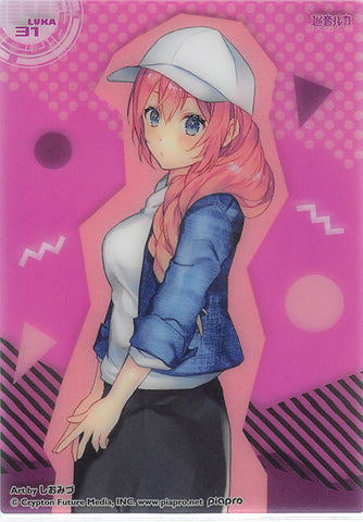 Vocaloid Trading Card - LUKA 31 (HOLO) Clear Card Collection Luka Megurine (Collection 6) (Luka Megurine) - Cherden's Doujinshi Shop - 1