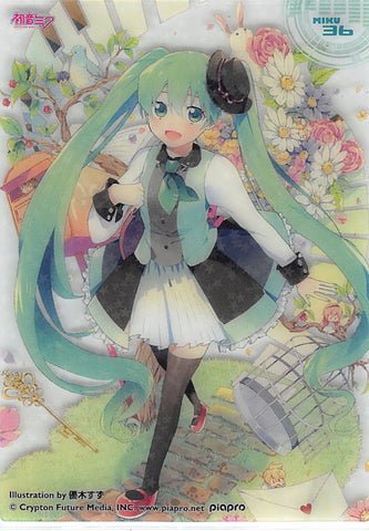 Vocaloid Trading Card - MIKU 36 (HOLO) Clear Card Collection Miku Hatsune (Collection 2) (Miku Hatsune) - Cherden's Doujinshi Shop - 1