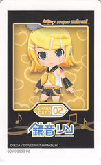 Vocaloid Trading Card - Chara Card 02 Normal Project Mirai Rin Kagamine (689-00693-02) (Rin Kagamine) - Cherden's Doujinshi Shop - 1