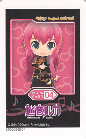 Vocaloid Trading Card - Chara Card 04 Normal Project Mirai Luka Megurine (689-00693-04) (Luka Megurine) - Cherden's Doujinshi Shop - 1