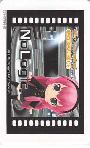 Vocaloid Trading Card - Live Card 06 Normal Project Mirai No Logic (689-00693-12) (Luka Megurine) - Cherden's Doujinshi Shop - 1