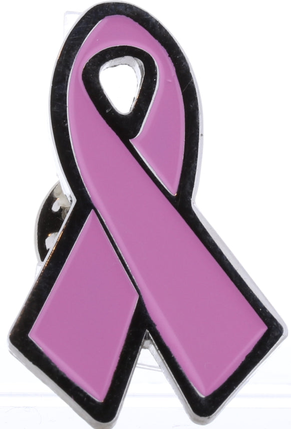 Official Pink Ribbon Breast Cancer Awareness Lapel Pin (1 Pin) 