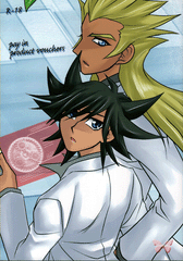 YuGiOh! 5D's Doujinshi - pay in product vouchers (Roman Goodwin x Dr. Fudo) - Cherden's Doujinshi Shop - 1