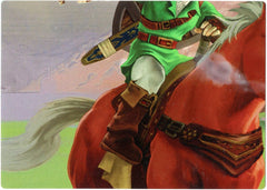 Legend of Zelda Trading Card - 104 Silver FOIL Puzzle Card Lon Lon Ranch (Ocarina of Time) (Puzzle Card) - Cherden's Doujinshi Shop - 1