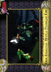Legend of Zelda Trading Card - 16 First Encounter with a Powerful Foe (Link vs Ganondorf / Ocarina of Time) (Link) - Cherden's Doujinshi Shop - 1