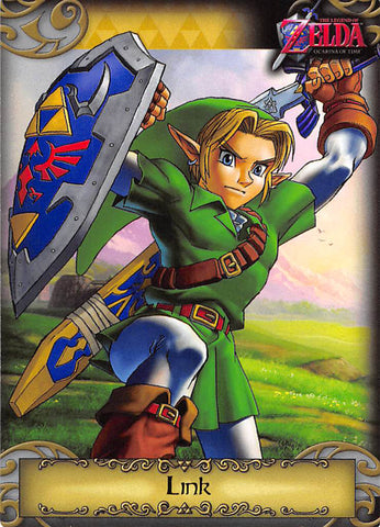 Legend of Zelda Trading Card - 1 Link (Ocarina of Time) (Link) - Cherden's Doujinshi Shop - 1