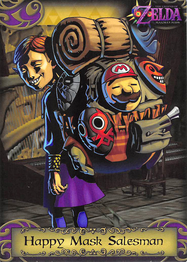 Legend of Zelda Trading Card - 20 Happy Mask Salesman (Majora's Mask) (Happy Mask Salesman) - Cherden's Doujinshi Shop - 1
