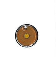 Legend of Zelda Dog Tag - 25 Traveler's Shield (Fun Box Exclusive) Breath of the Wild Enterplay 2017 Dog Tag (Traveler's Shield) - Cherden's Doujinshi Shop - 1