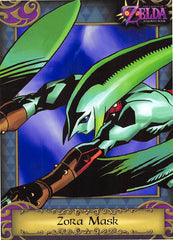 Legend of Zelda Trading Card - 29 Zora Mask (Majora's Mask) (Zora Mask) - Cherden's Doujinshi Shop - 1