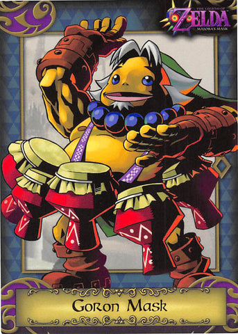 Legend of Zelda Trading Card - 30 Goron Mask (Majora's Mask) (Goron Mask) - Cherden's Doujinshi Shop - 1