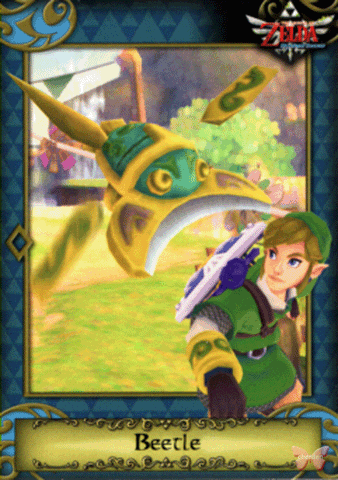 Legend of Zelda Trading Card - 65 Beetle (Link / Skyward Sword) (Beetle) - Cherden's Doujinshi Shop - 1