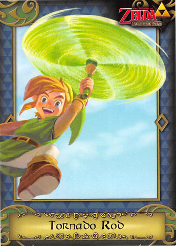 Legend of Zelda Trading Card - 84 Tornado Rod (A Link Between Worlds) (Tornado Rod) - Cherden's Doujinshi Shop - 1