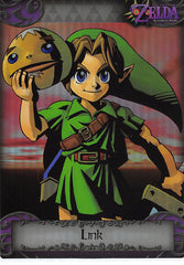 Legend of Zelda Trading Card - 92 Parallel Silver FOIL Link (Majora's Mask) (Link)