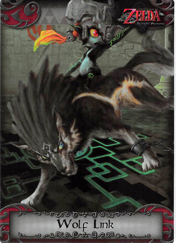 Legend of Zelda Trading Card - 93 Parallel Silver FOIL Wolf Link (Twilight Princess) (Wolf Link) - Cherden's Doujinshi Shop - 1