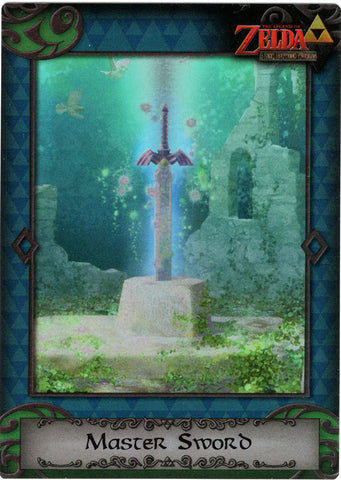Legend of Zelda Trading Card - 99 Parallel Silver FOIL Master Sword (A Link Between Worlds) (The Master Sword) - Cherden's Doujinshi Shop - 1