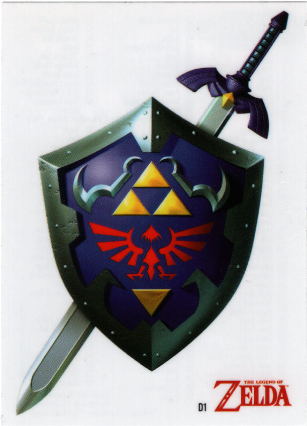 Legend of Zelda Sticker - Decal D1 Master Sword and Hylian Shield (Master Sword) - Cherden's Doujinshi Shop - 1