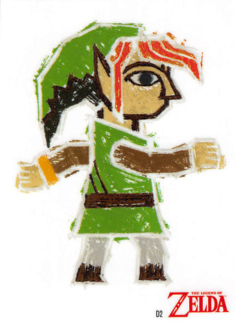 Legend of Zelda Sticker - Decal D2 Link (A Link Between Worlds) (Link) - Cherden's Doujinshi Shop - 1