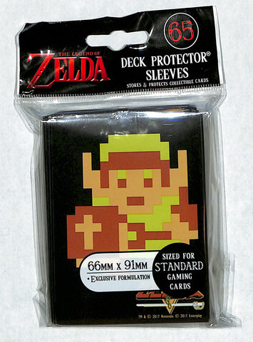 Legend of Zelda Trading Card Sleeve - Deck Protector Sleeves 8-Bit Link 85222 (Link) - Cherden's Doujinshi Shop - 1