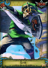 Legend of Zelda Trading Card - G1 GOLD FOIL Link (Skyward Sword) (Link)