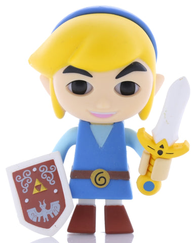 Legend of Zelda Figurine - TOMY 2018 Four Swords Adventures Blue Link Mini Gashapon Figure Expression A (Link (Legend of Zelda)) - Cherden's Doujinshi Shop - 1