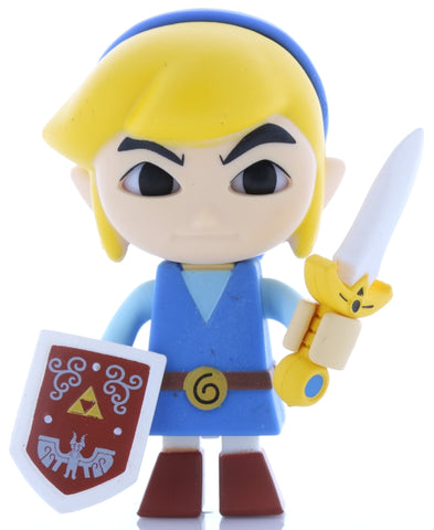 Legend of Zelda Figurine - TOMY 2018 Four Swords Adventures Blue Link Mini Gashapon Figure Expression B (Link (Legend of Zelda)) - Cherden's Doujinshi Shop - 1